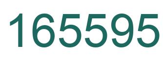 Number 165595 green image
