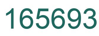 Number 165693 green image