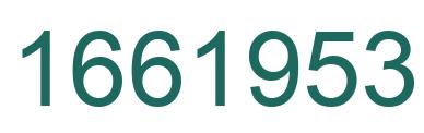 Number 1661953 green image