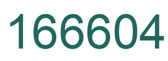 Número 166604 imagen verde