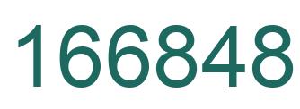 Number 166848 green image