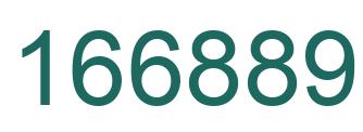 Number 166889 green image