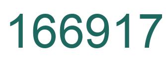 Number 166917 green image