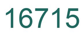 Number 16715 green image