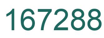 Number 167288 green image