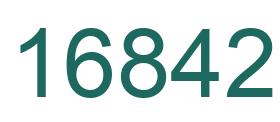 Number 16842 green image