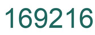 Number 169216 green image