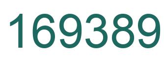 Number 169389 green image