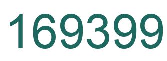 Number 169399 green image