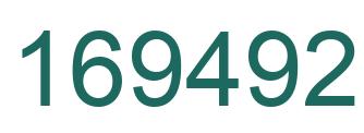 Número 169492 imagen verde