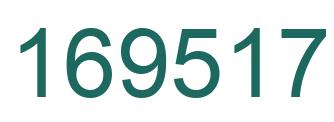 Number 169517 green image