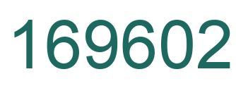 Number 169602 green image