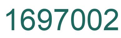 Number 1697002 green image