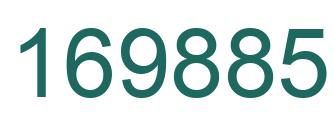 Number 169885 green image
