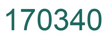 Number 170340 green image