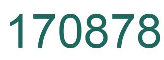Number 170878 green image