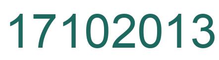 Number 17102013 green image