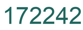 Number 172242 green image