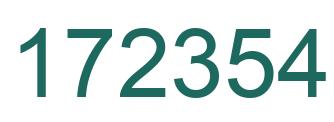 Número 172354 imagen verde