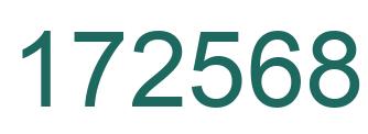 Number 172568 green image