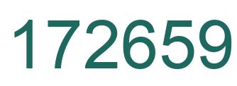 Número 172659 imagen verde