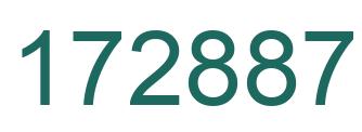 Number 172887 green image