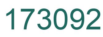 Number 173092 green image