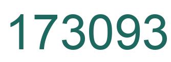 Number 173093 green image