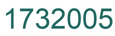 Number 1732005 green image
