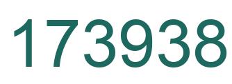 Number 173938 green image