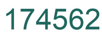 Número 174562 imagen verde