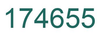 Número 174655 imagen verde