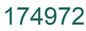 Número 174972 imagen verde