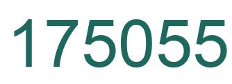 Number 175055 green image