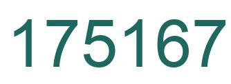 Number 175167 green image