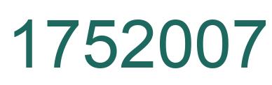 Number 1752007 green image