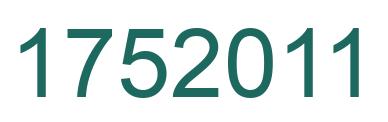 Number 1752011 green image