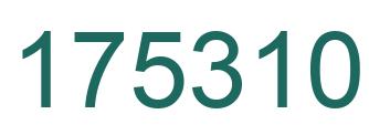 Number 175310 green image