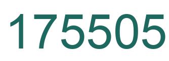 Number 175505 green image