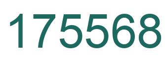 Number 175568 green image