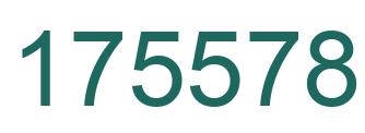 Number 175578 green image