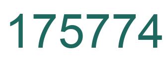 Número 175774 imagen verde
