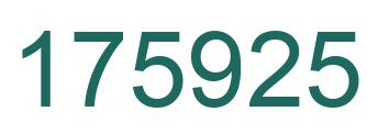 Número 175925 imagen verde