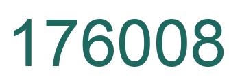 Number 176008 green image