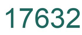 Number 17632 green image