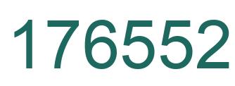 Number 176552 green image