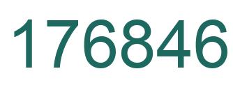 Number 176846 green image