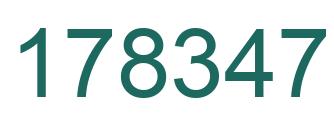 Number 178347 green image