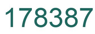 Number 178387 green image