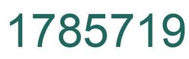 Número 1785719 imagen verde